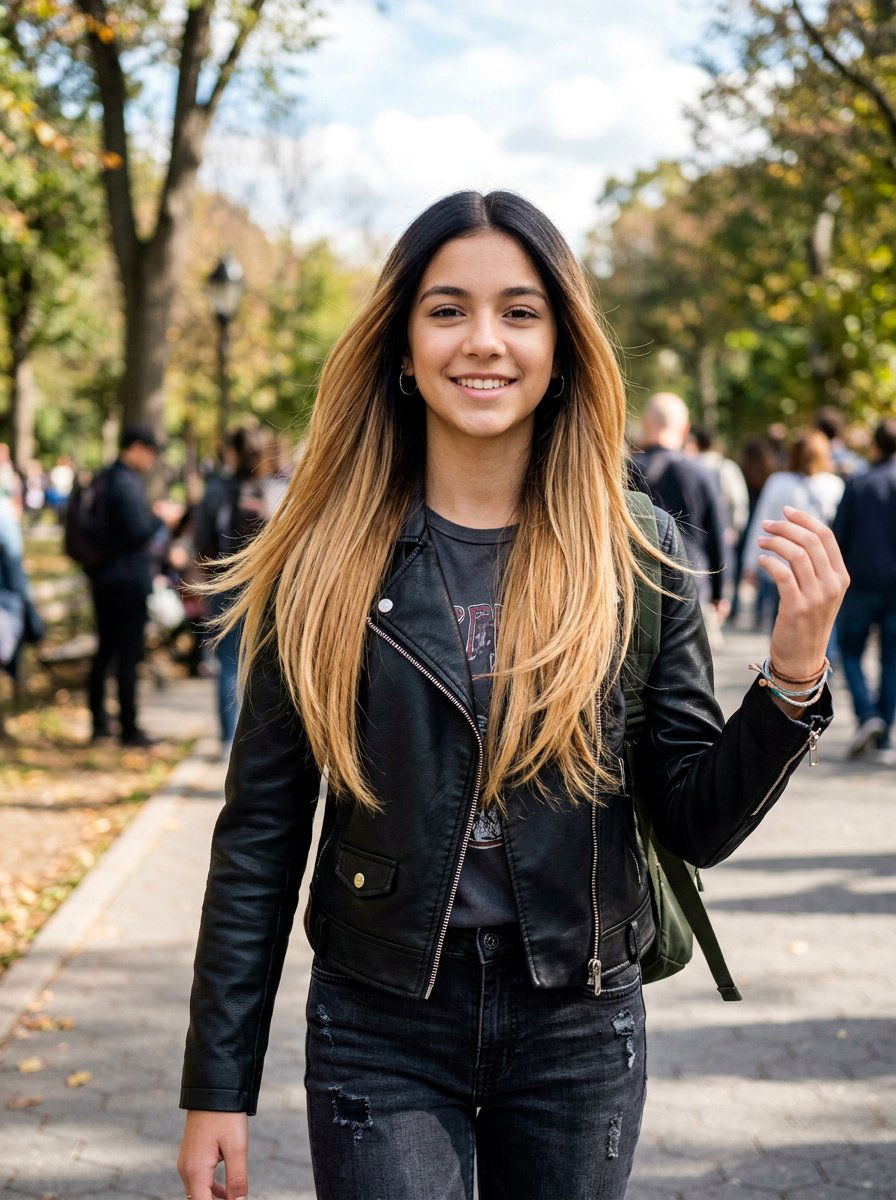 Long Straight Layers With Ombre - 20 teen girls long straight layers haircut - 20 teen girls long straight layers haircut