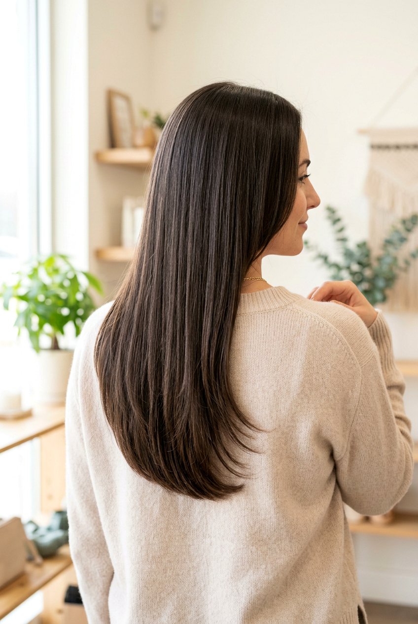 Long Straight U Shape Haircut - 20 long straight haircut for fine hair - 20 long straight haircut for fine hair