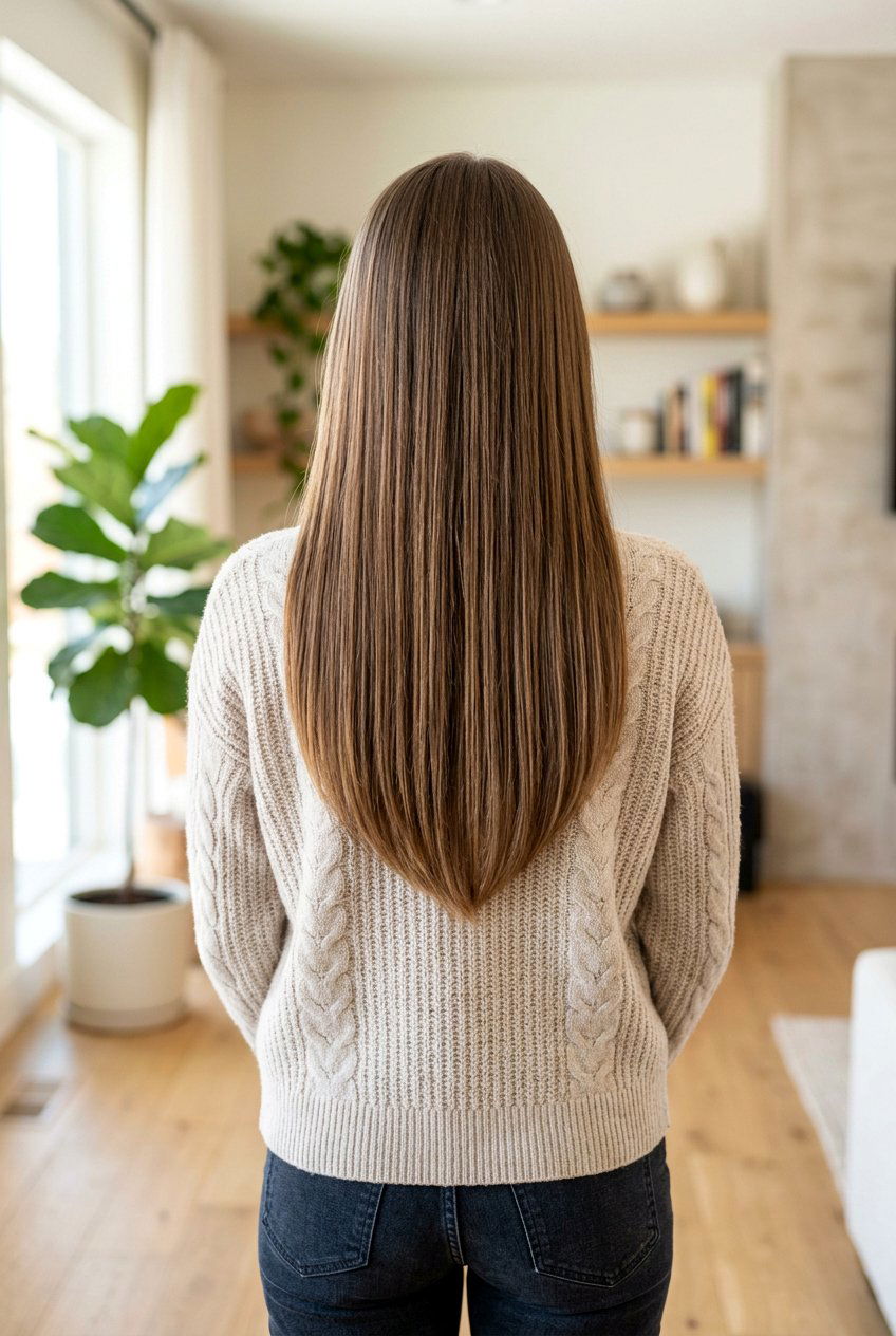 Long Straight V Cut For Fine Hair - 20 long straight haircut for fine hair - 20 long straight haircut for fine hair