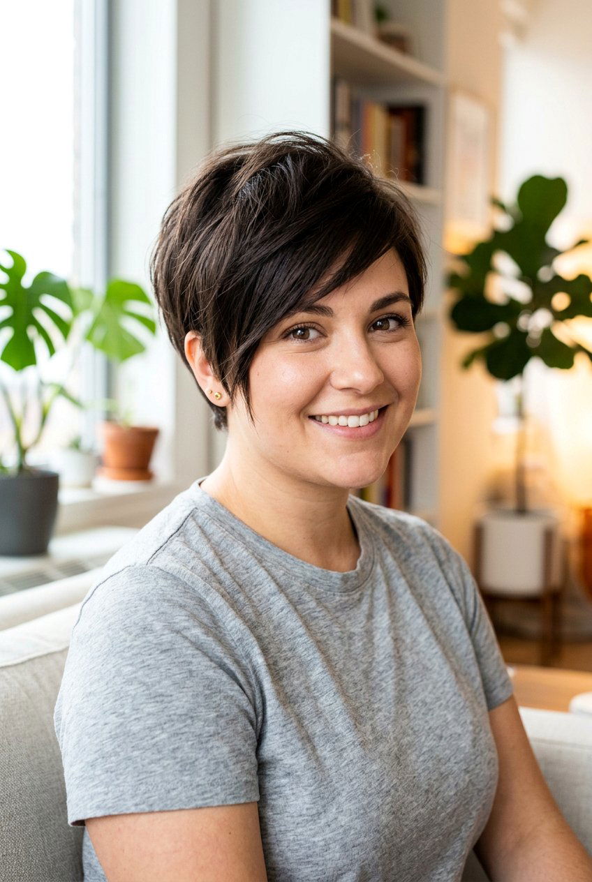 Long Tapered Pixie Haircut For Round Face - 20 long tapered pixie haircut - 20 long tapered pixie haircut