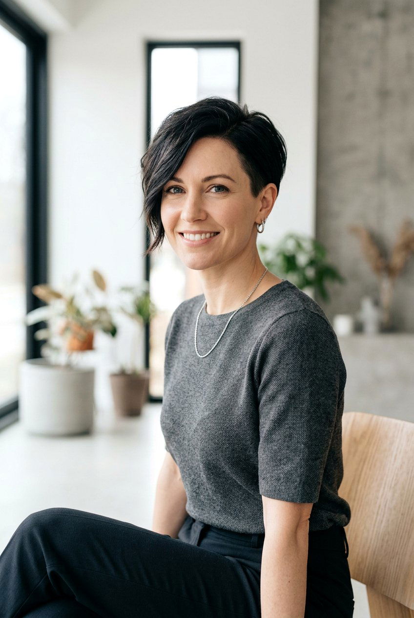 Long Tapered Pixie Haircut With Asymmetrical Front - 20 long tapered pixie haircut - 20 long tapered pixie haircut