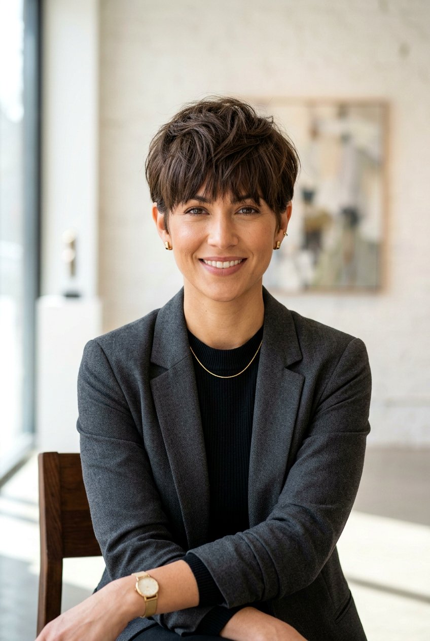 Long Tapered Pixie Haircut With Bangs - 20 long tapered pixie haircut - 20 long tapered pixie haircut