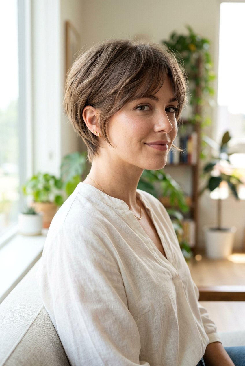Long Tapered Pixie Haircut With Feathered Ends - 20 long tapered pixie haircut - 20 long tapered pixie haircut