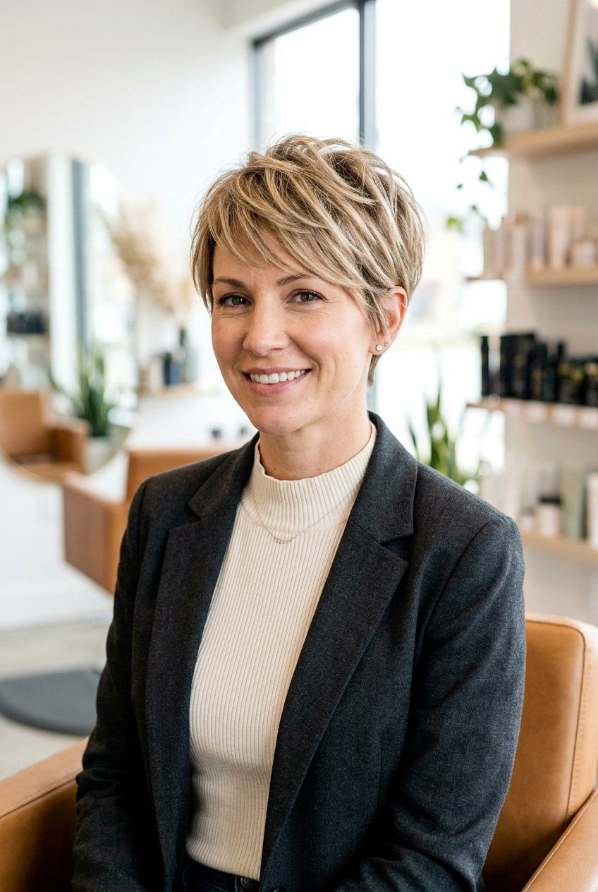 Long Tapered Pixie Haircut With Layered Crown - 20 long tapered pixie haircut - 20 long tapered pixie haircut