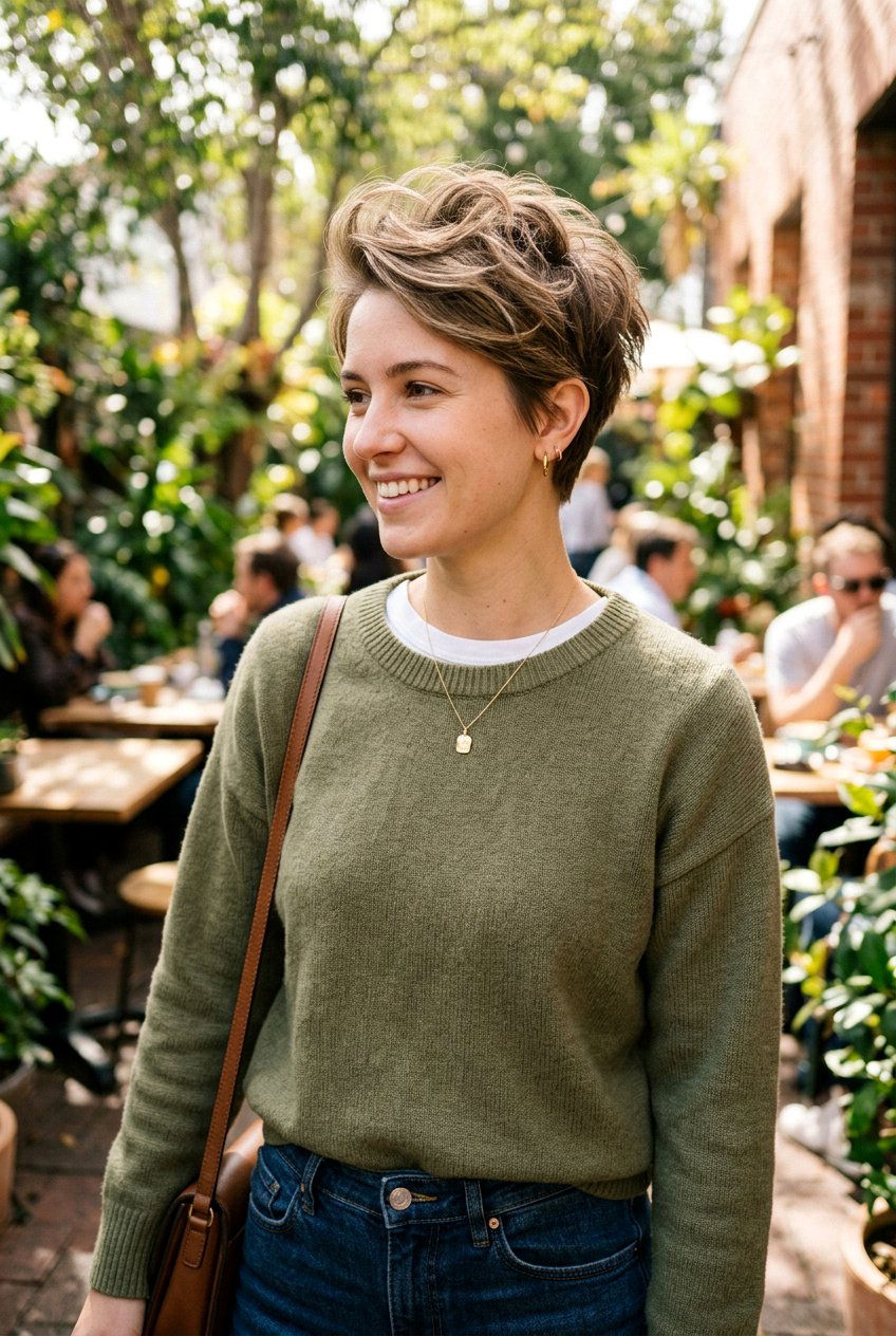 Long Tapered Pixie Haircut With Messy Top - 20 long tapered pixie haircut - 20 long tapered pixie haircut