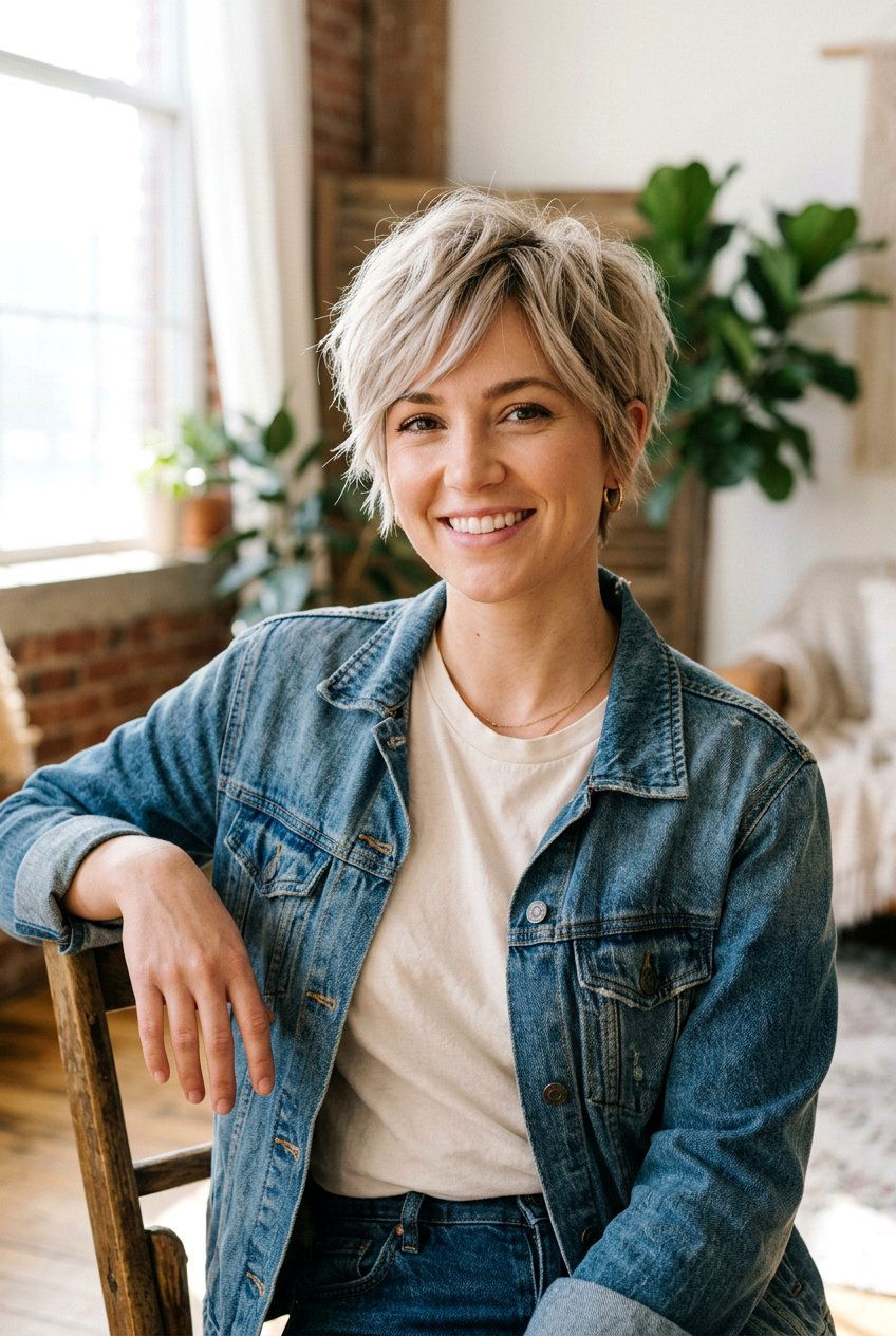 Long Tapered Pixie Haircut With Shaggy Texture - 20 long tapered pixie haircut - 20 long tapered pixie haircut