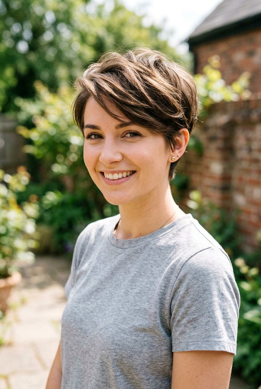 Long Tapered Pixie Haircut With Textured Layers - 20 long tapered pixie haircut - 20 long tapered pixie haircut