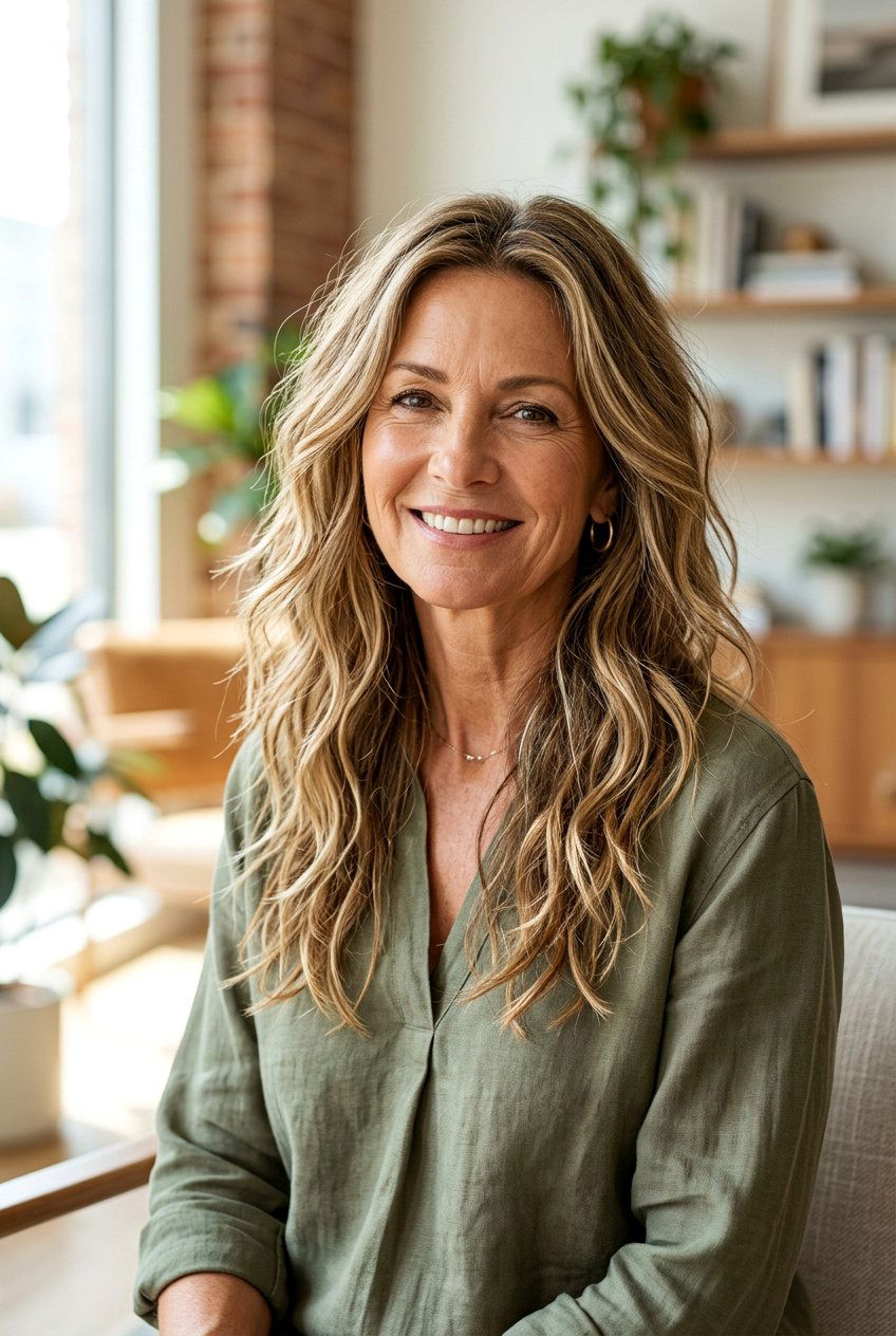 Long Textured Haircut - 20 long haircut for women over 50 - 20 long haircut for women over 50