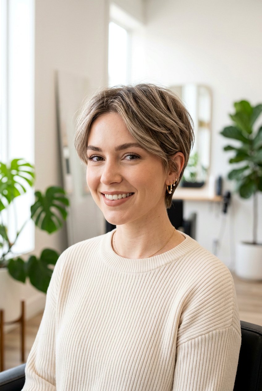 Long Textured Pixie - 20 textured pixie haircut - 20 textured pixie haircut