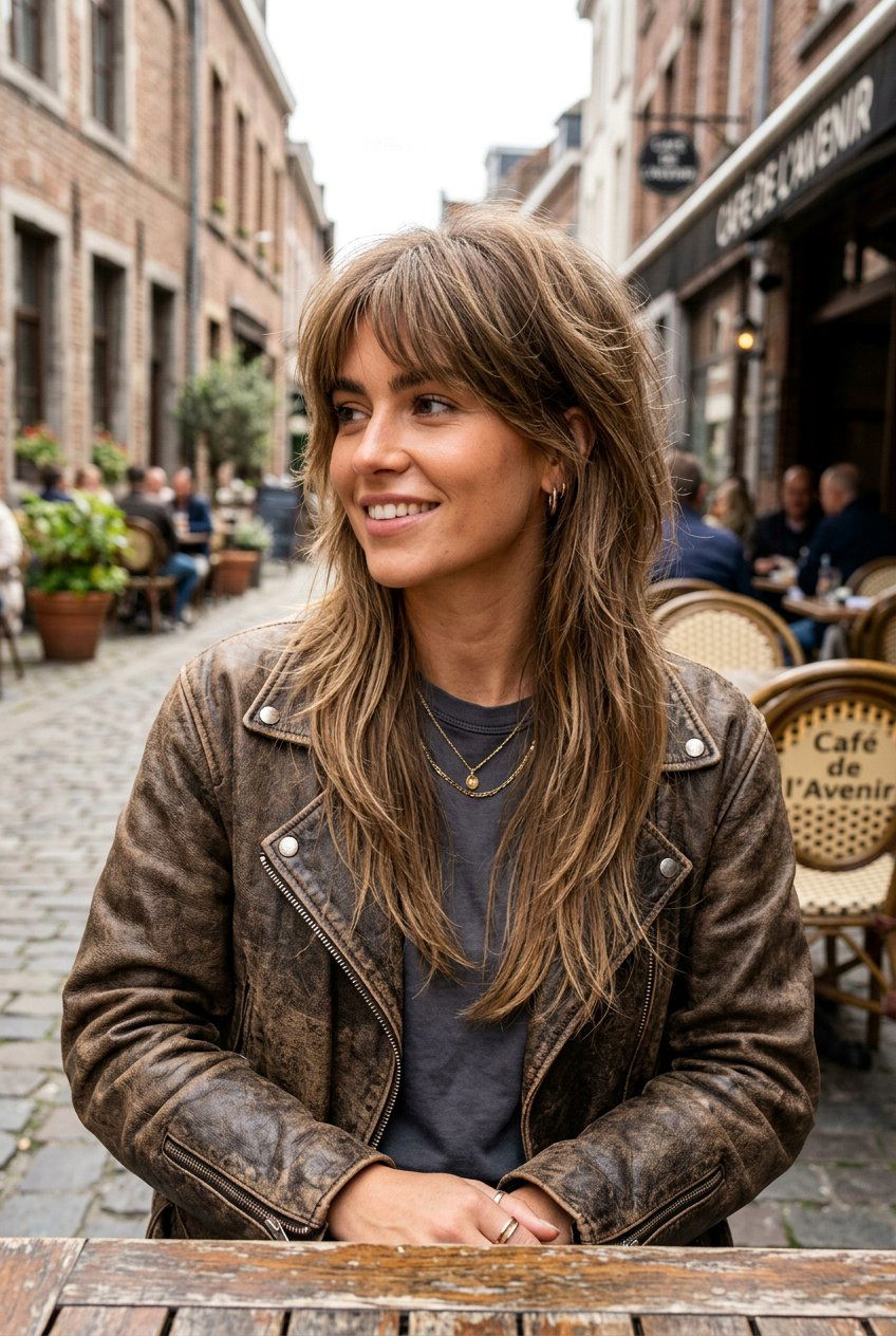 Long Textured Wolf Cut - 20 textured wolf cut for straight hair women - 20 textured wolf cut for straight hair women