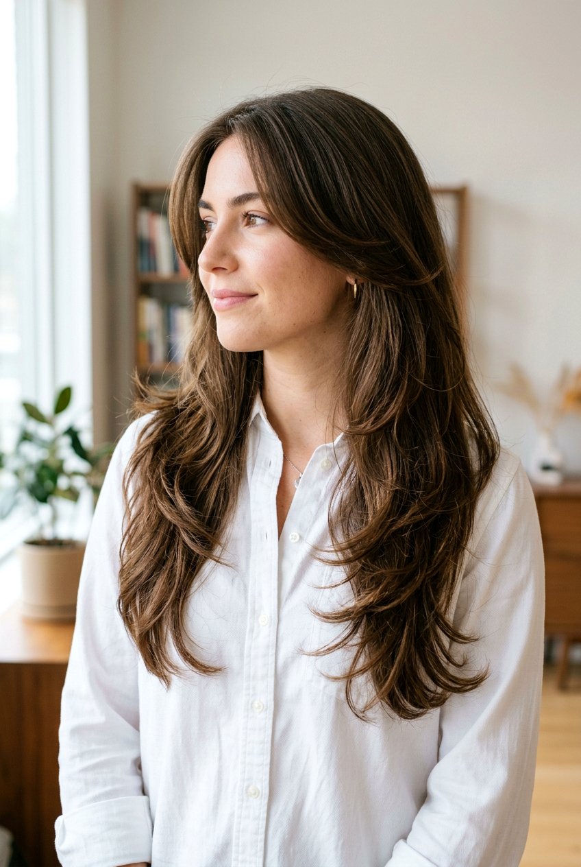 Long Thick Hair With Graduated Layers - 20 best long haircut for thick hair - 20 best long haircut for thick hair