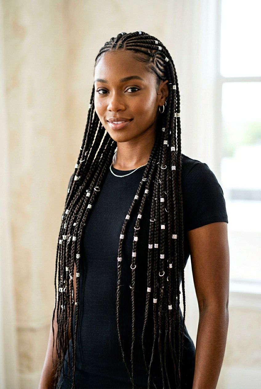 Long Tribal Braids With Rings - 20 tribal braids hairstyles - 20 tribal braids hairstyles
