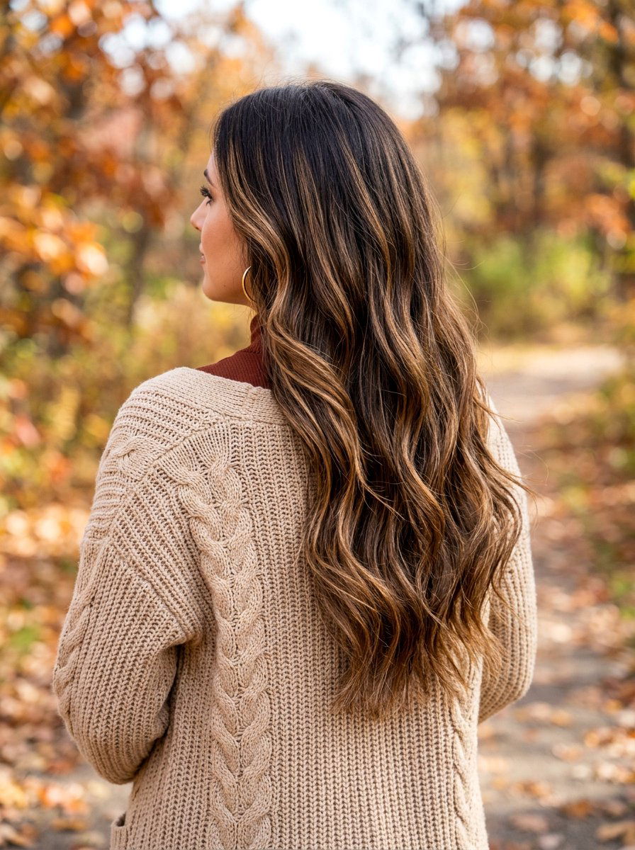 Long Truffle Brunette Balayage - 20 truffle brunette balayage - 20 truffle brunette balayage