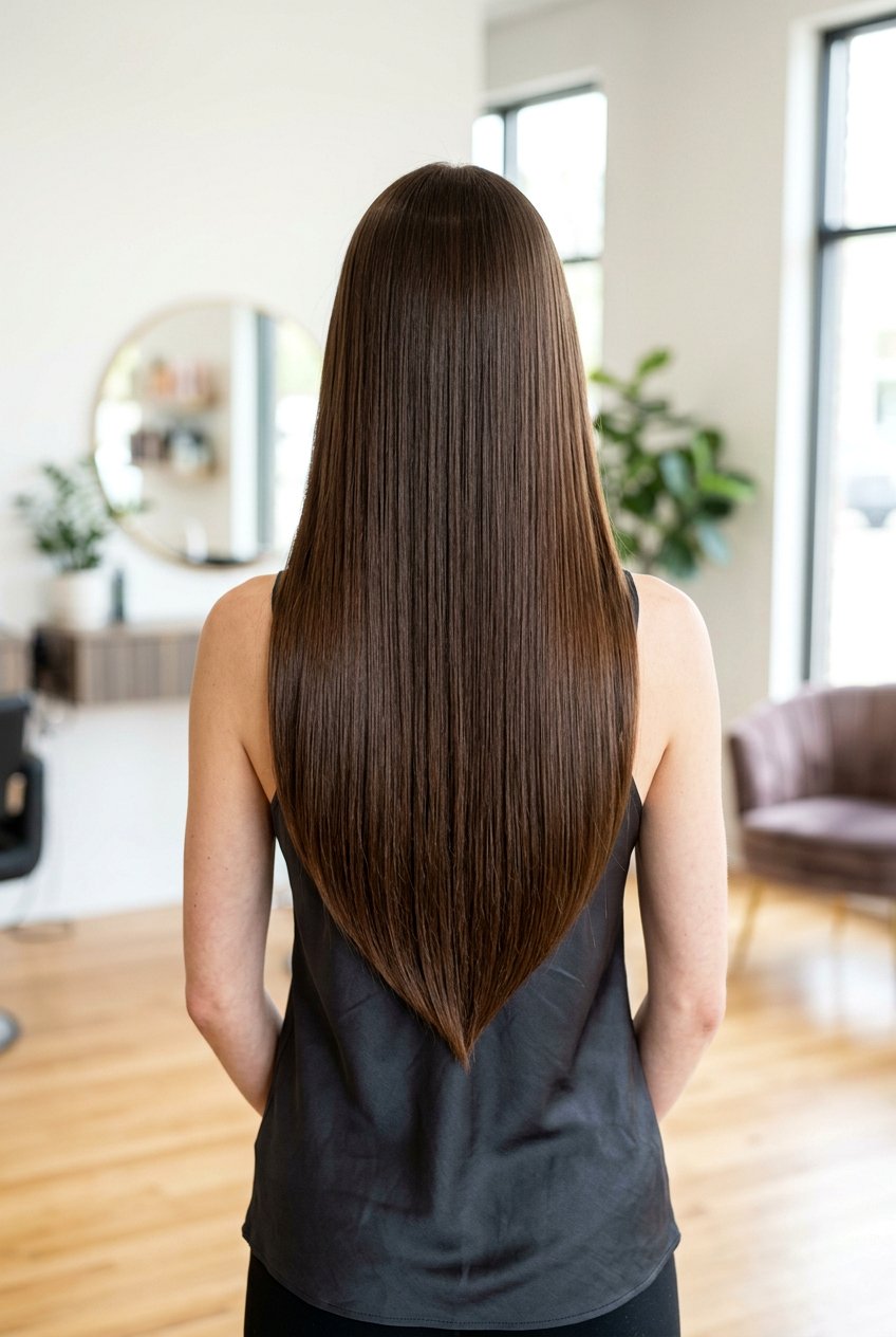 Long V Cut Haircut - 20 long hairstyles for fine hair - 20 long hairstyles for fine hair