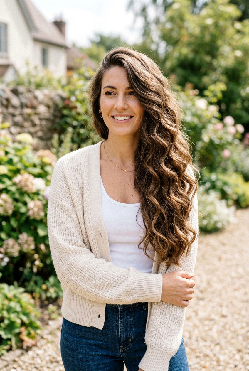 Long Wavy Hair With Deep Side Part - 20 long haircut with deep side part - 20 long haircut with deep side part