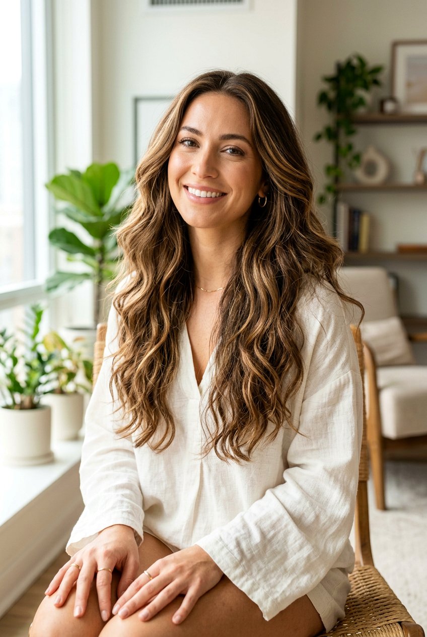 Long Wavy Hair With Layers - 20 pretty hairstyles for women - 20 pretty hairstyles for women