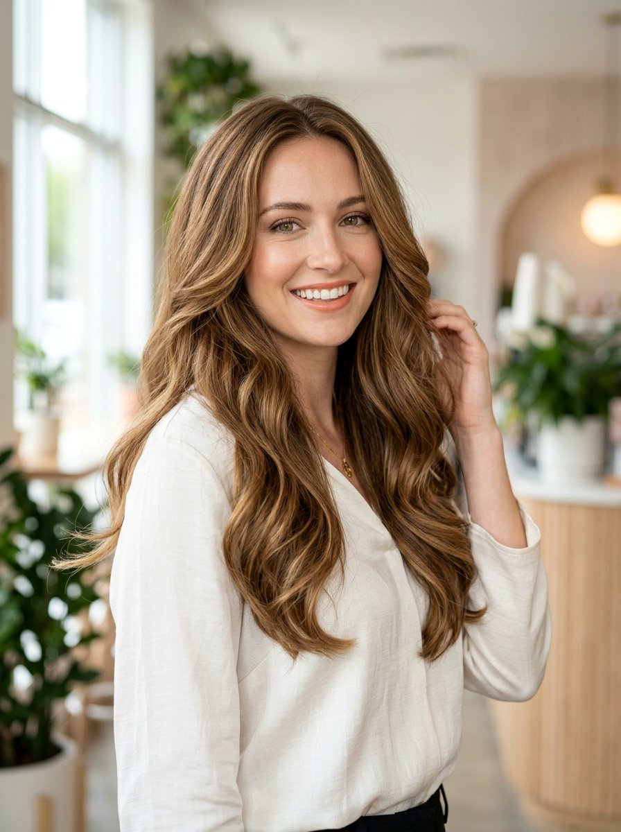 Long Wavy Haircut With Feathered Ends - 20 soft wave haircut for long hair - 20 soft wave haircut for long hair