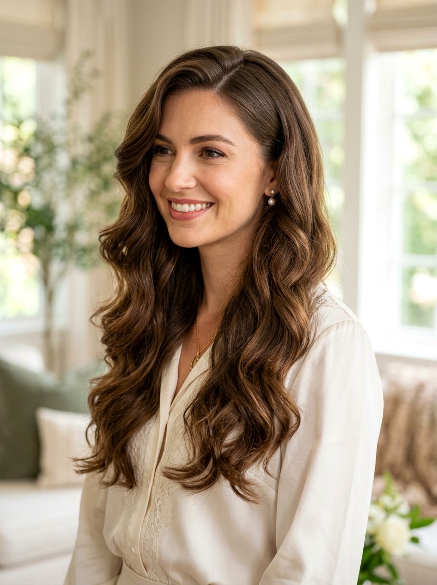 Long Wavy Haircut With Romantic Curls - 20 romantic wavy haircut for long hair - 20 romantic wavy haircut for long hair