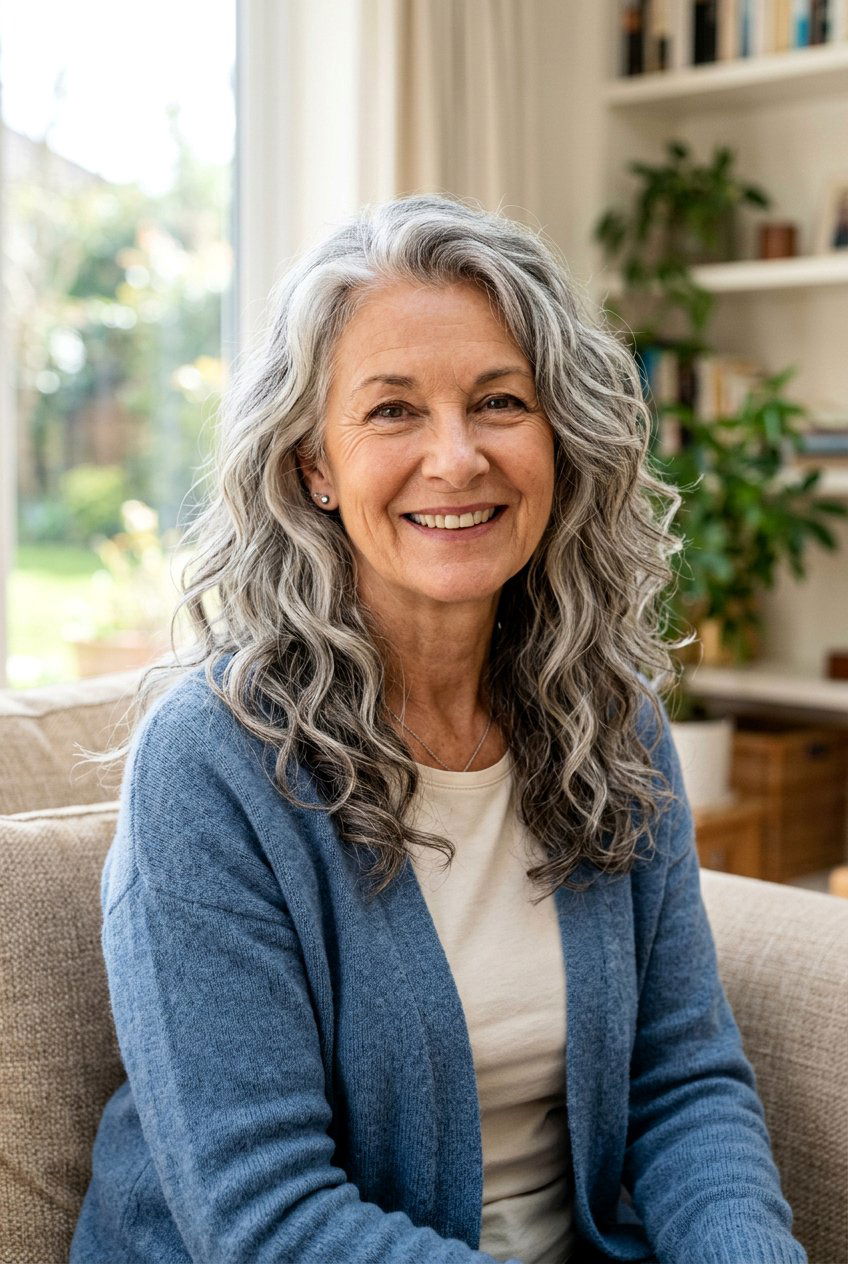 Long Wavy Haircut With Soft Layers - 20 long haircut for women over 70 - 20 long haircut for women over 70