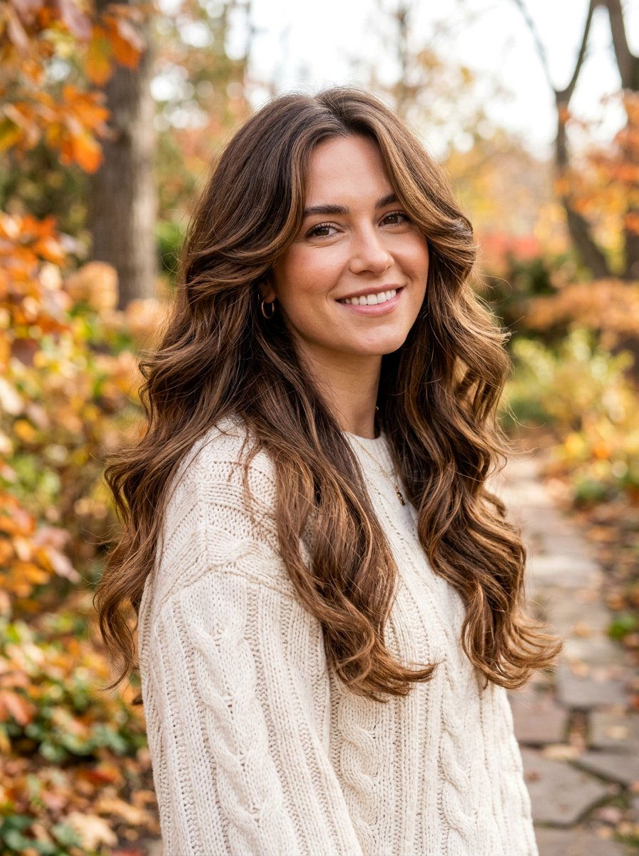 Long Wavy Layers - 20 wavy haircut ideas for women - 20 wavy haircut ideas for women