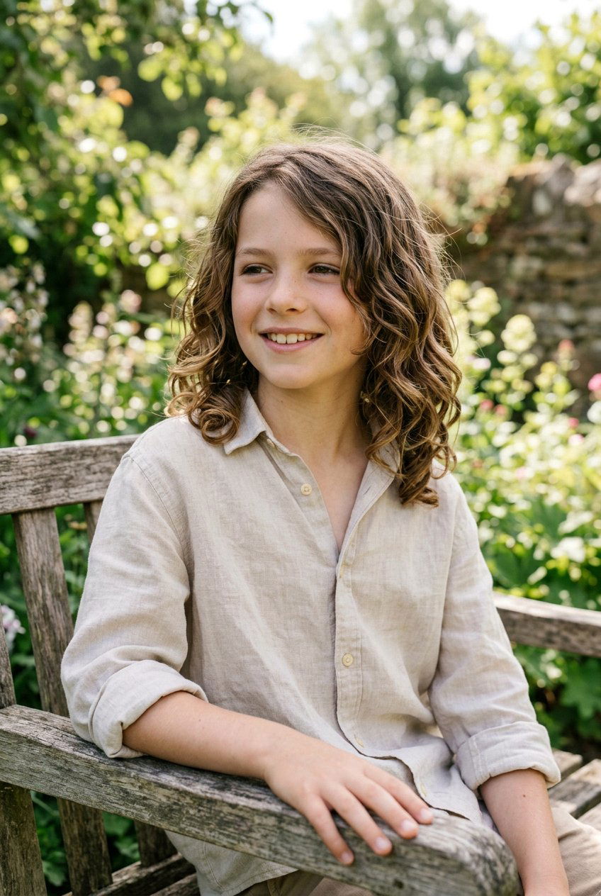 Long Wavy Layers - 20 boys haircut for curly wavy hair - 20 boys haircut for curly wavy hair
