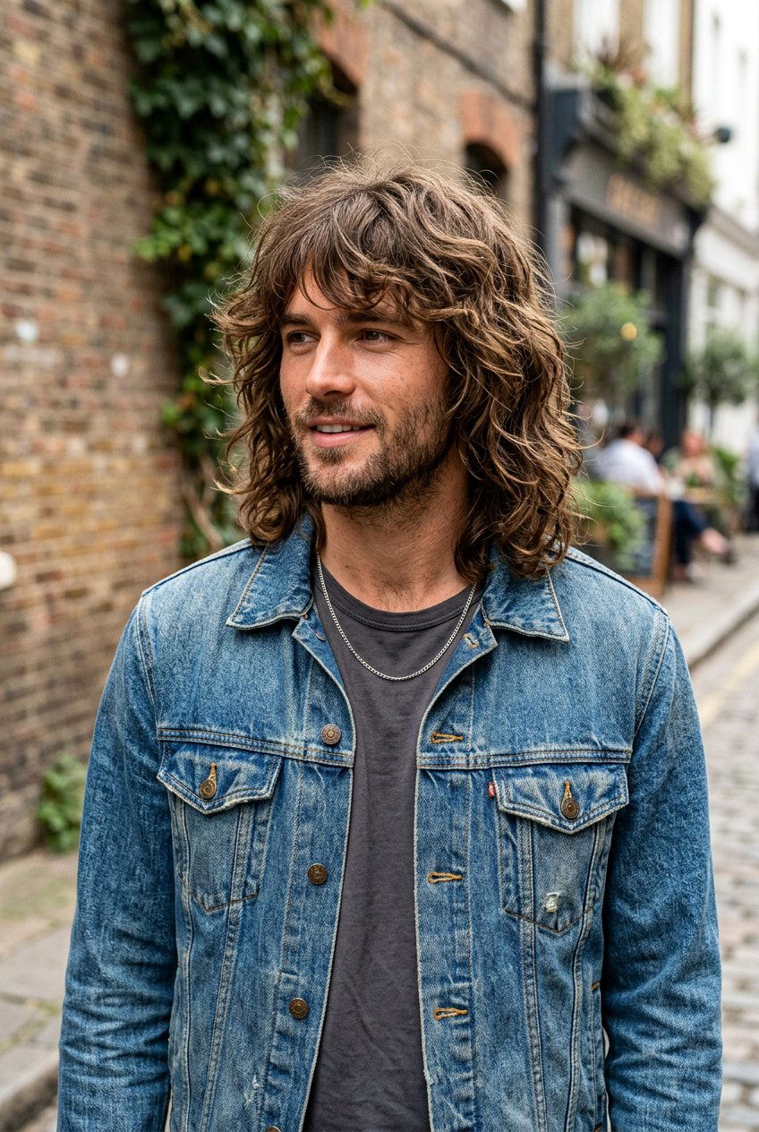 Long Wavy Shag - 20 surfer flow for wavy hair men - 20 surfer flow for wavy hair men