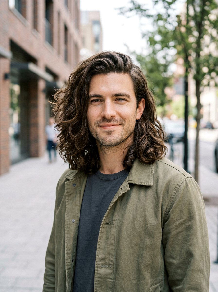 Long Wavy Side Part Haircut For Men - 20 wavy haircut with deep side part - 20 wavy haircut with deep side part