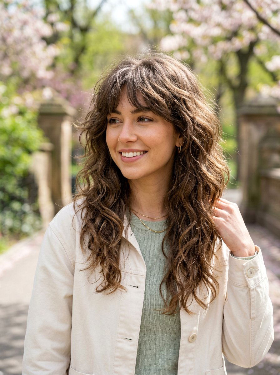 Long Wavy Wolf Cut For Fine Hair - 20 wavy wolf cut for mature women - 20 wavy wolf cut for mature women