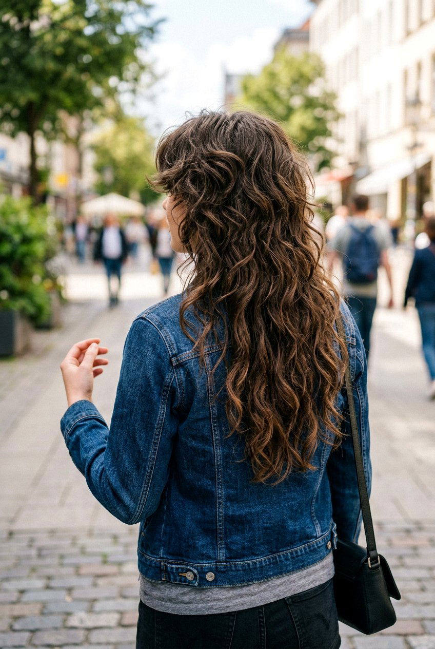 Long Wavy Wolf Cut - 20 best haircut for wavy hair - 20 best haircut for wavy hair