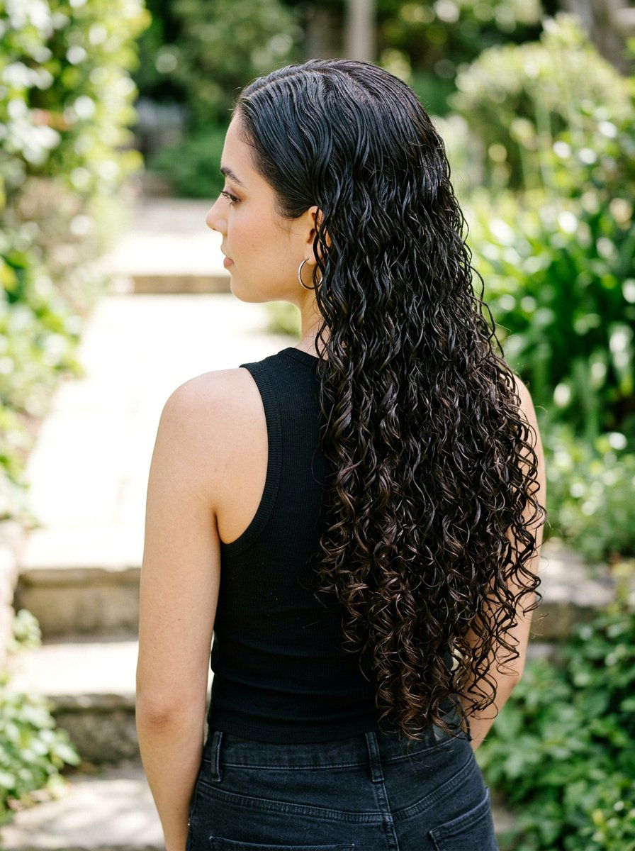 Long Wet Look Curls - 20 wet look curls hairstyle - 20 wet look curls hairstyle