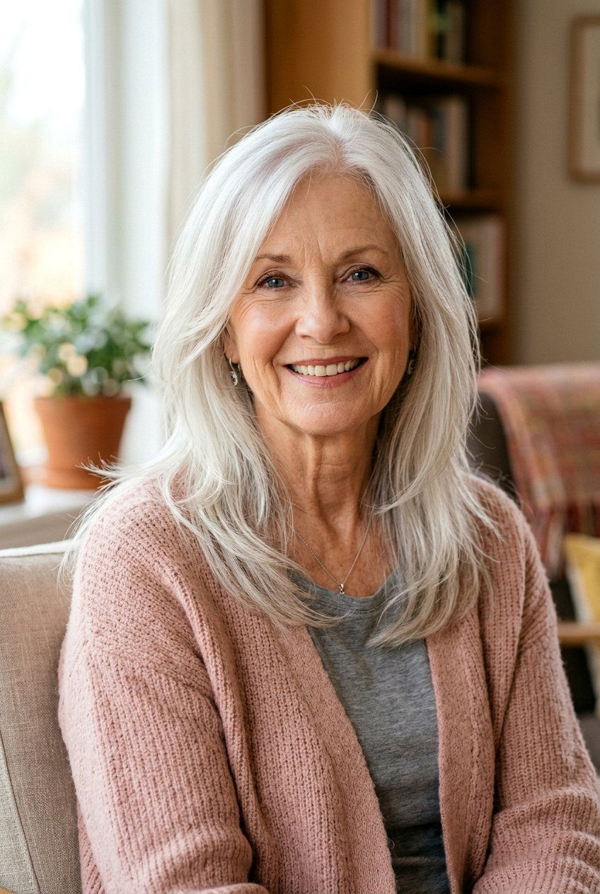 Long Wispy Haircut for Women Over 70 - 20 long haircut for women over 70 - 20 long haircut for women over 70