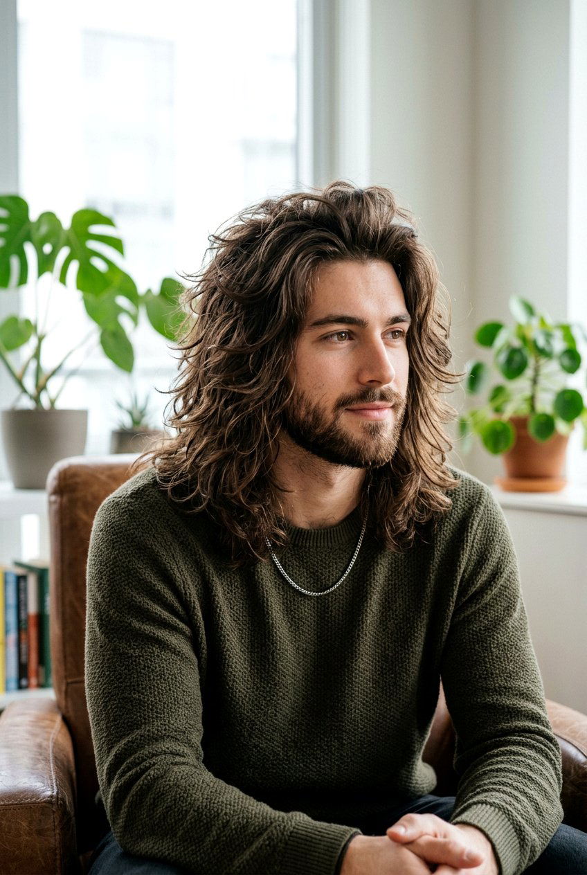 Long Wolf Cut - 20 wolf cut men - 20 wolf cut men