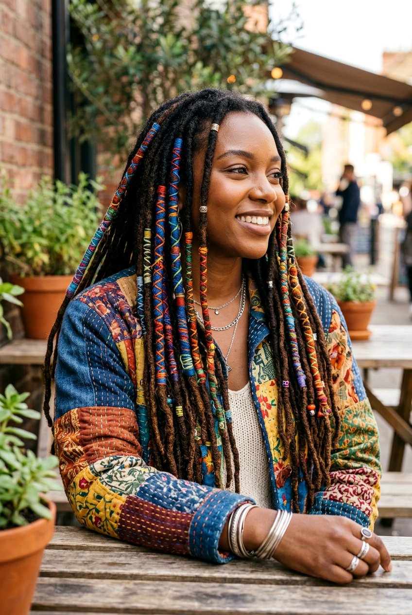 Long Wrapped Locs - 20 long loc styles for women - 20 long loc styles for women