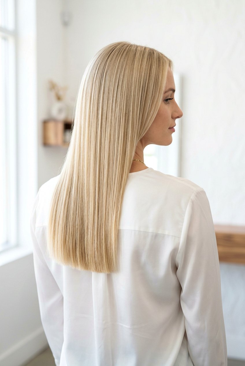 Long blunt cut for split ends - 20 blunt cut for damaged ends - 20 blunt cut for damaged ends