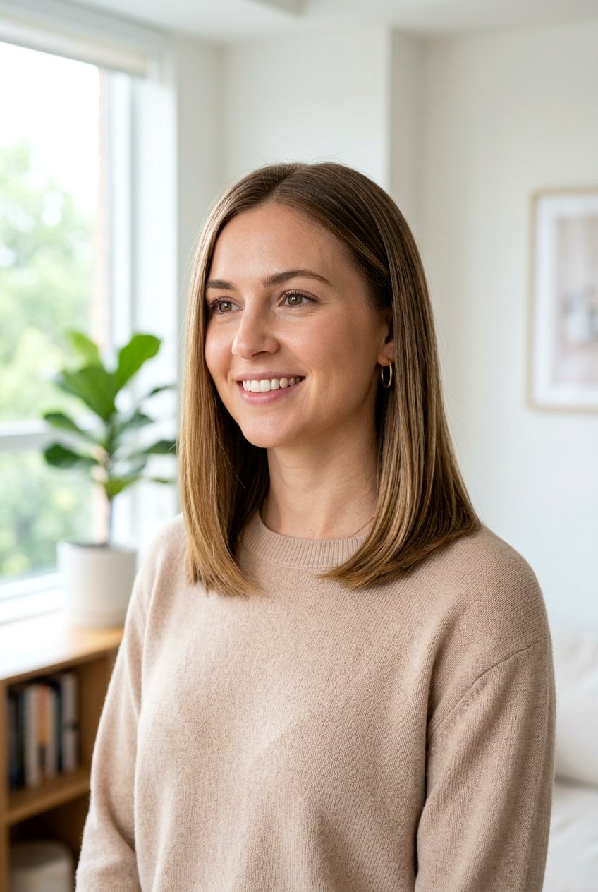 Long bob lob - 20 hairstyles for double chin face - 20 hairstyles for double chin face