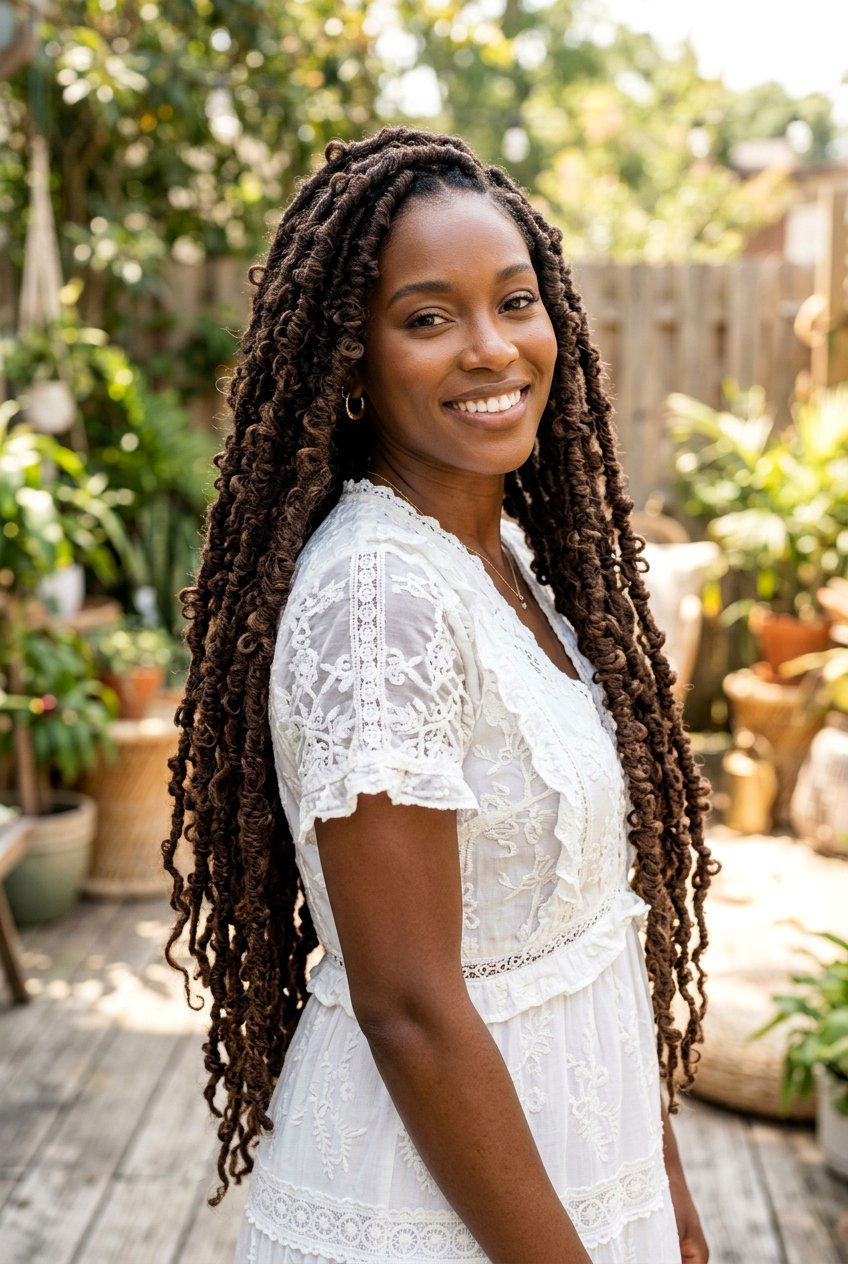 Long butterfly locs - 20 butterfly locs hairstyles - 20 butterfly locs hairstyles