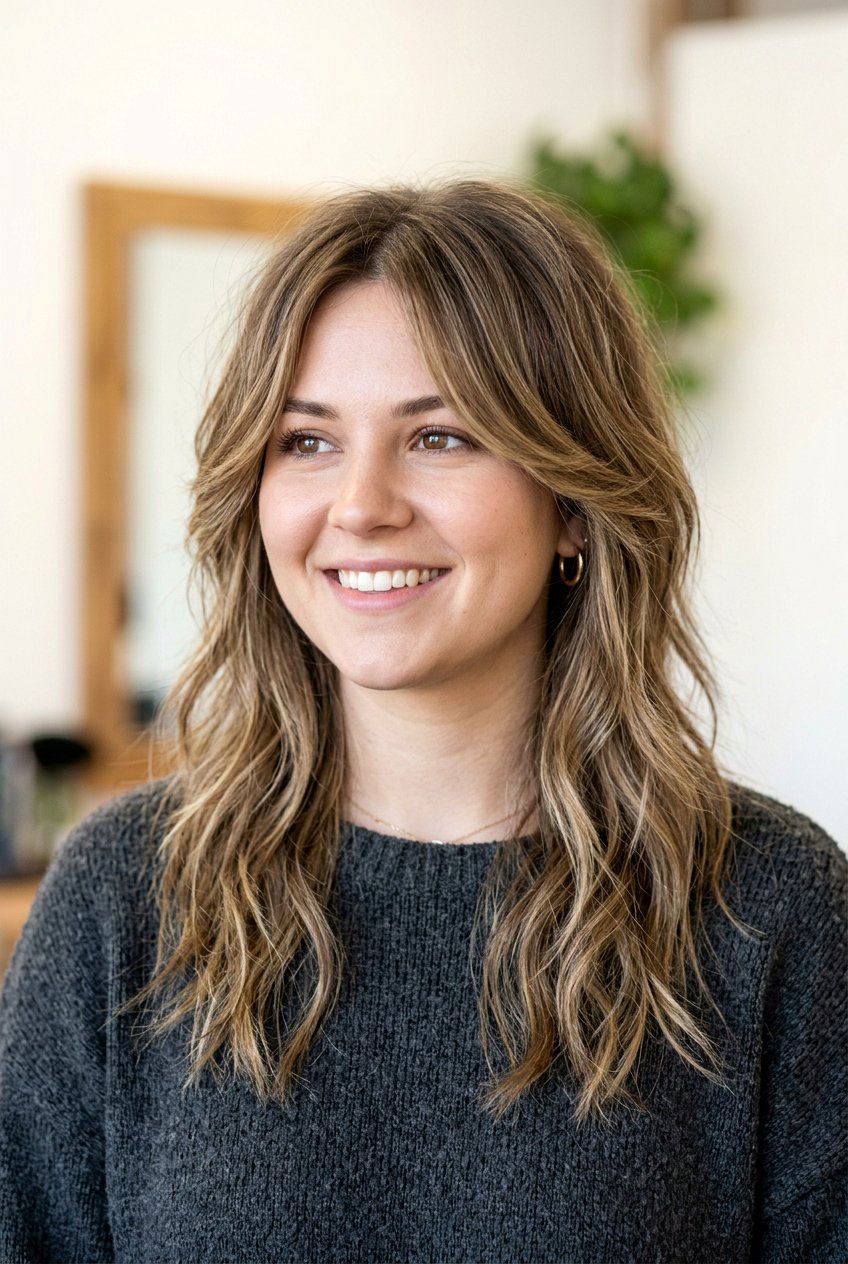 20 Flattering Long Haircuts for Round Faces You Must See