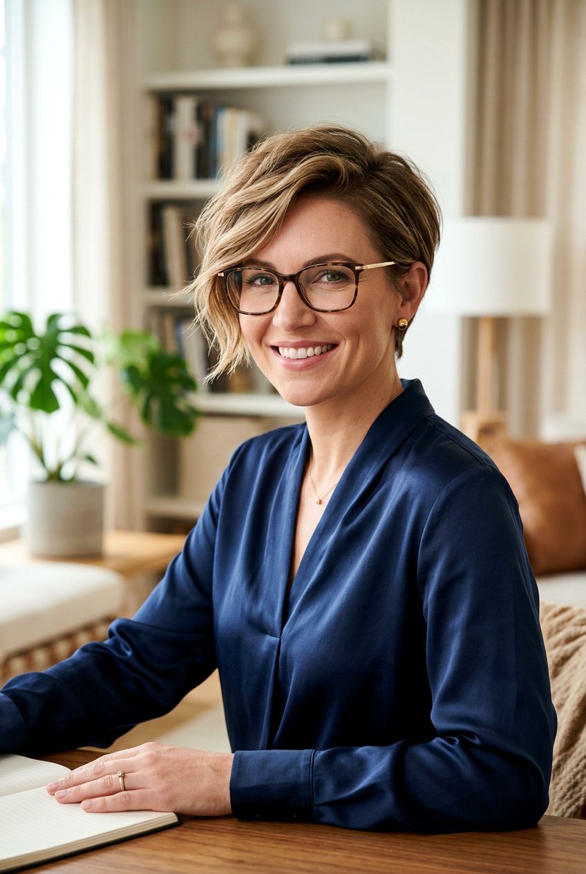 20 Flattering Feathered Pixie For Women With Glasses Looks