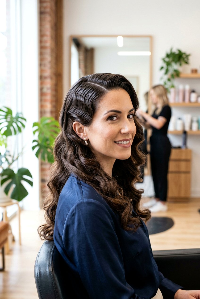 Long hair finger waves - 20 1920s finger wave hair - 20 1920s finger wave hair