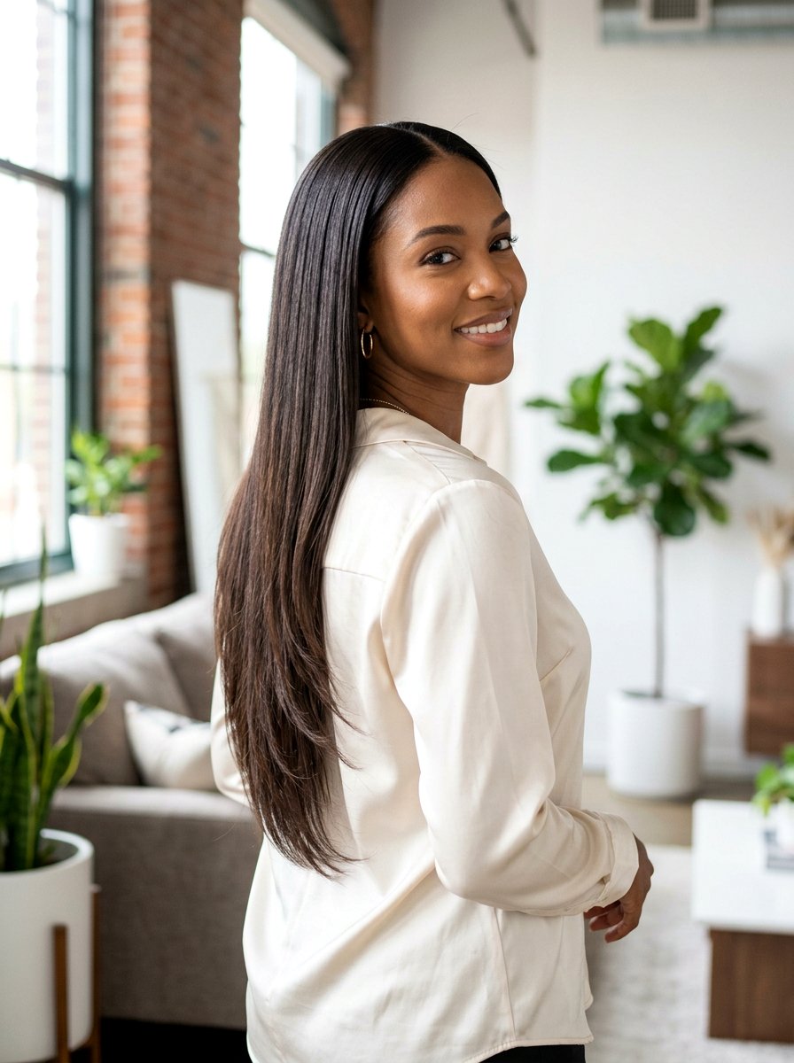 20 Gorgeous Silk Press With Layers Hairstyles for Volume