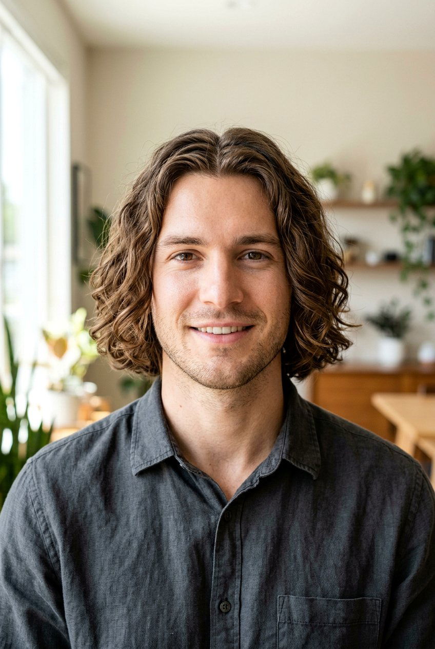 Long middle part hair - 20 middle part haircut men - 20 middle part haircut men