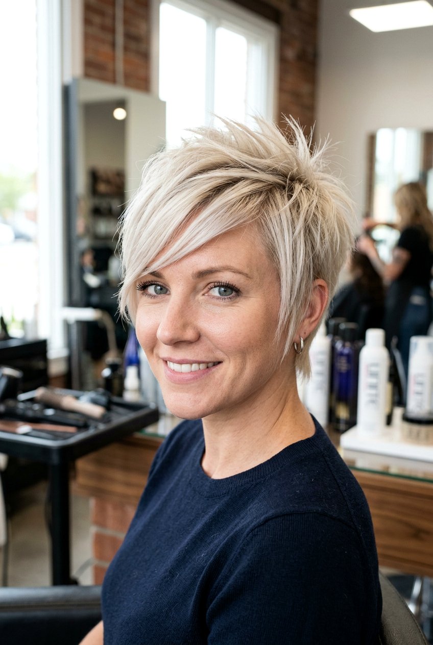 Long spiky pixie - 20 spiky pixie haircut - 20 spiky pixie haircut