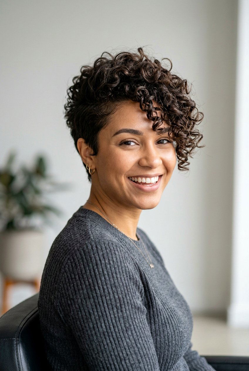 Long top curly pixie cut - 20 curly pixie haircut - 20 curly pixie haircut
