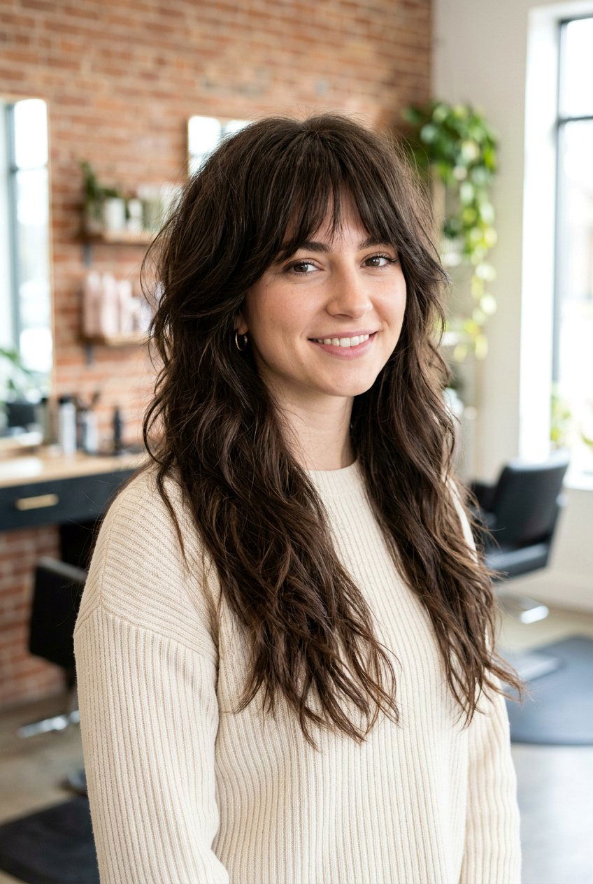 20 Fierce Long Wolf Cut Ideas You Need to Rock This Year