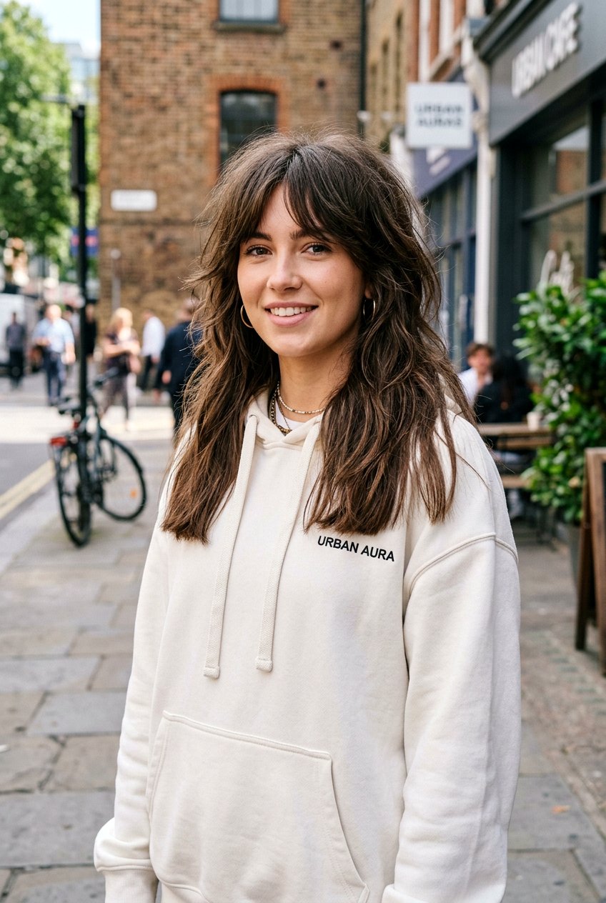 Long wolf cut with blunt ends - 20 long wolf cut for fine hair women - 20 long wolf cut for fine hair women