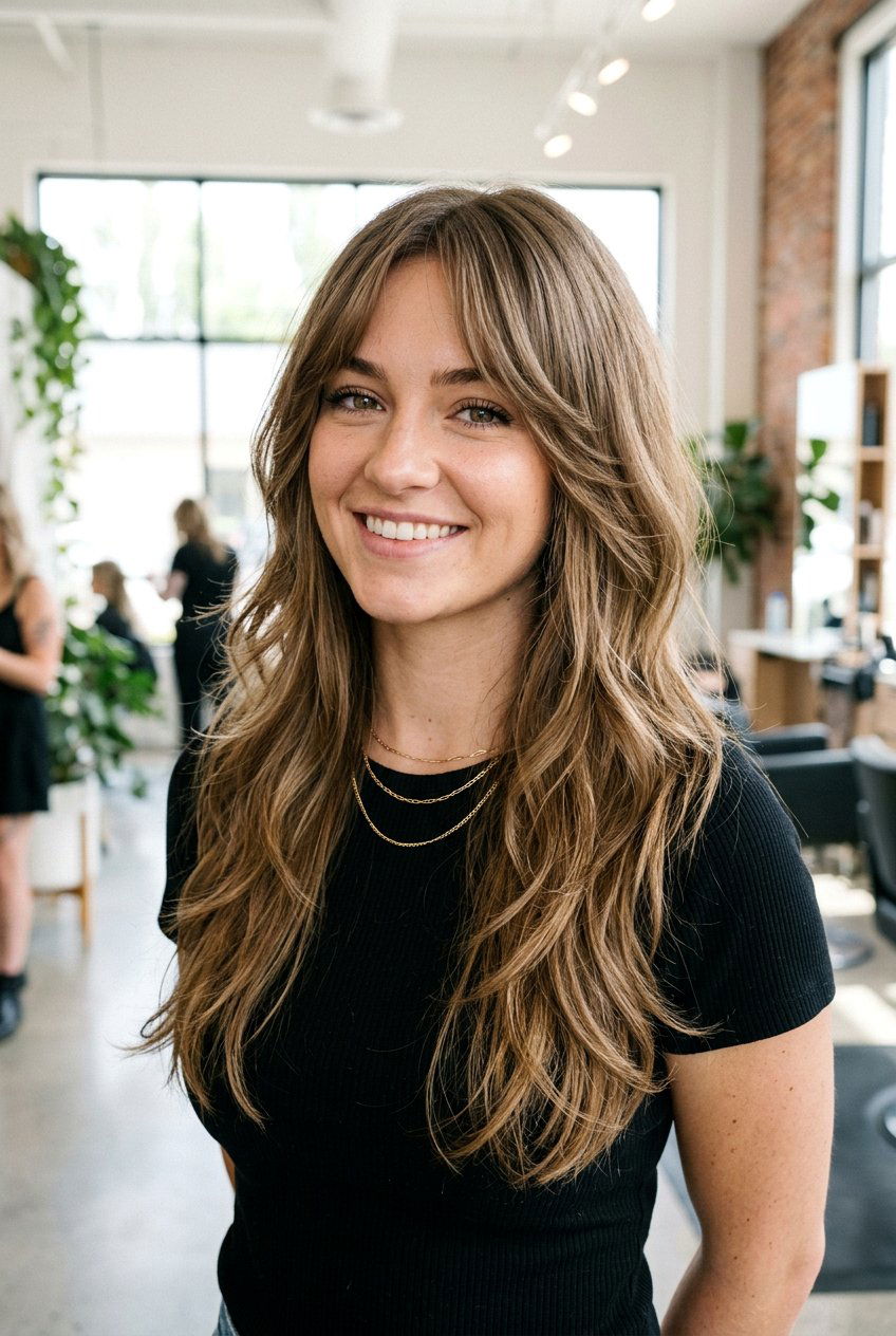 Long wolf cut with internal layers - 20 long wolf cut - 20 long wolf cut