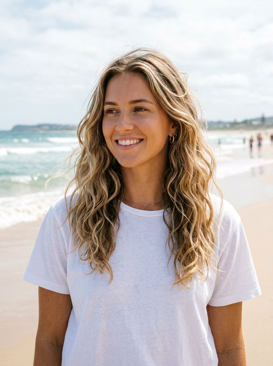 Loose Beach Waves - 20 cute hairstyle for family dinner - 20 cute hairstyle for family dinner