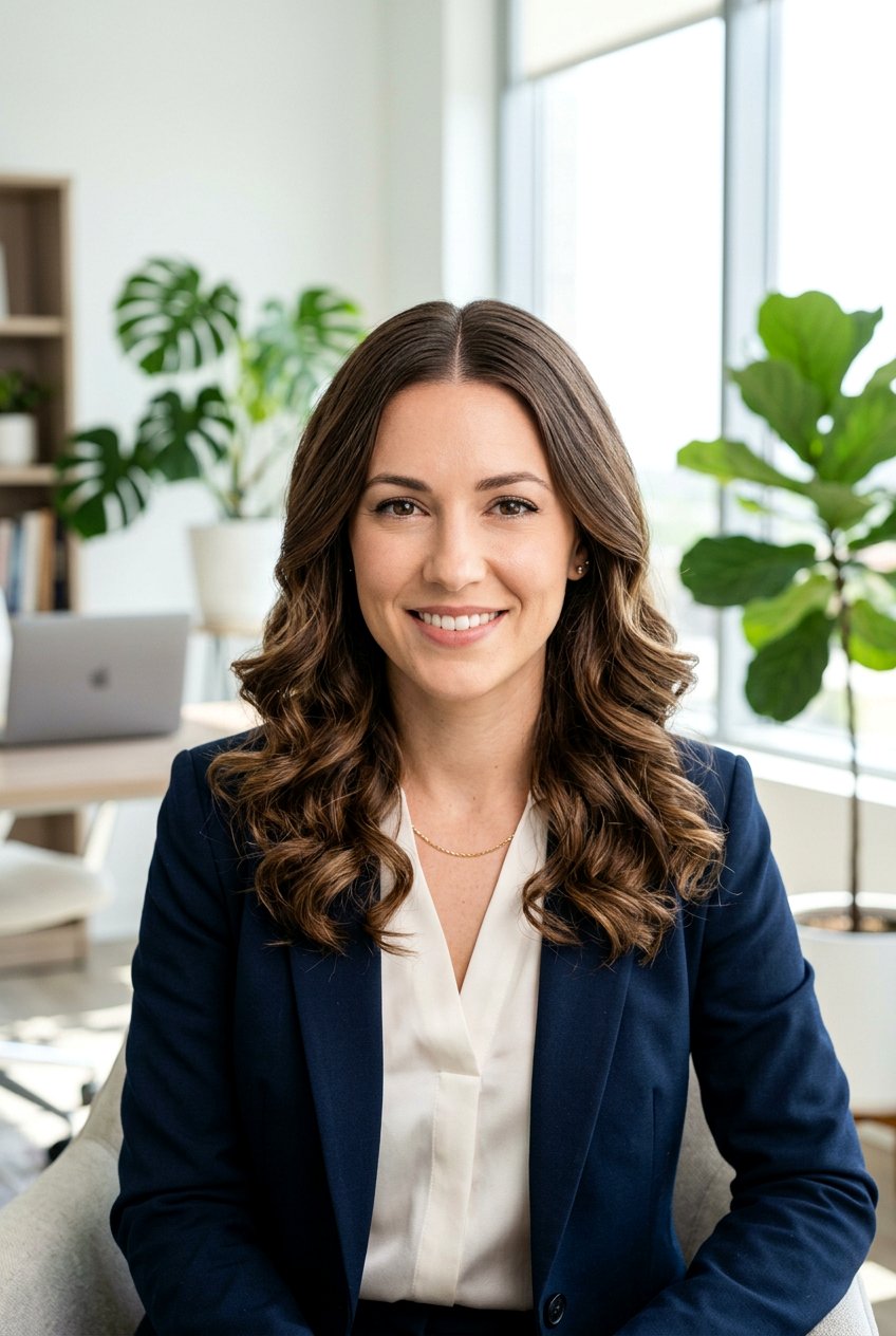 Loose Curls With Middle Part - 20 simple interview curls - 20 simple interview curls