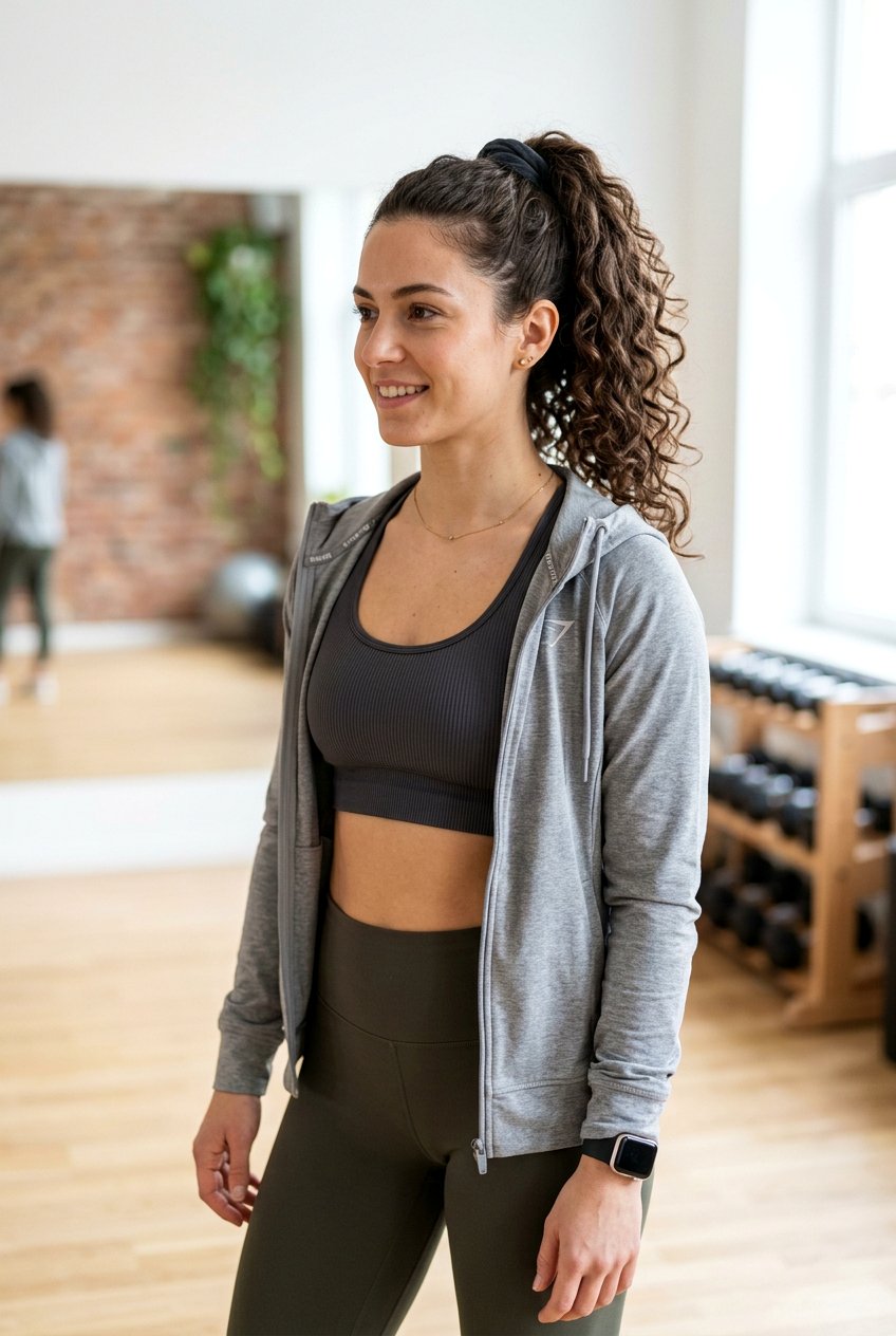 Loose Curly High Ponytail - 20 air dry hairstyles for curly hair - 20 air dry hairstyles for curly hair