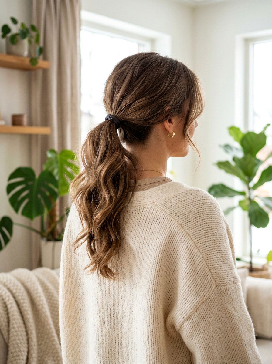 Loose Glossy Clean Girl Ponytail - 20 glossy clean girl ponytail - 20 glossy clean girl ponytail